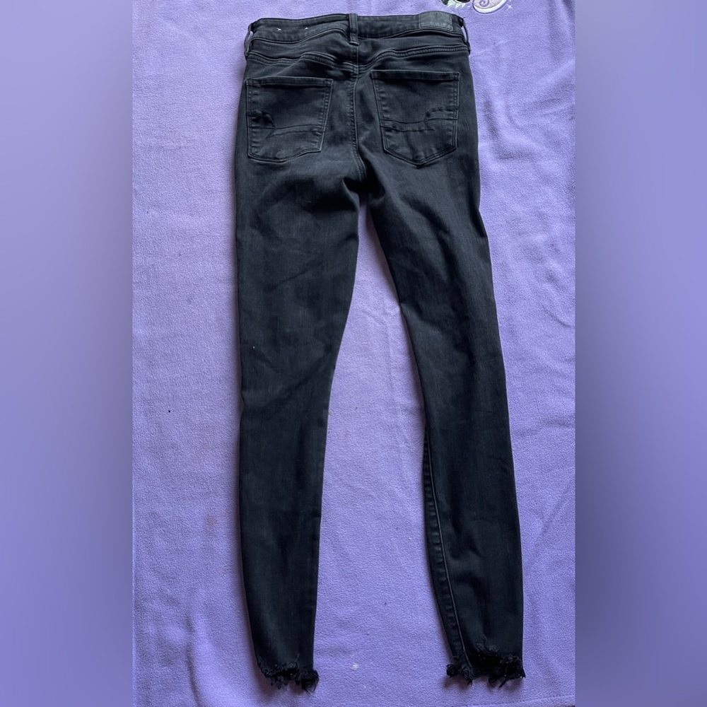 Next Level Stretch Black American eagle jeans